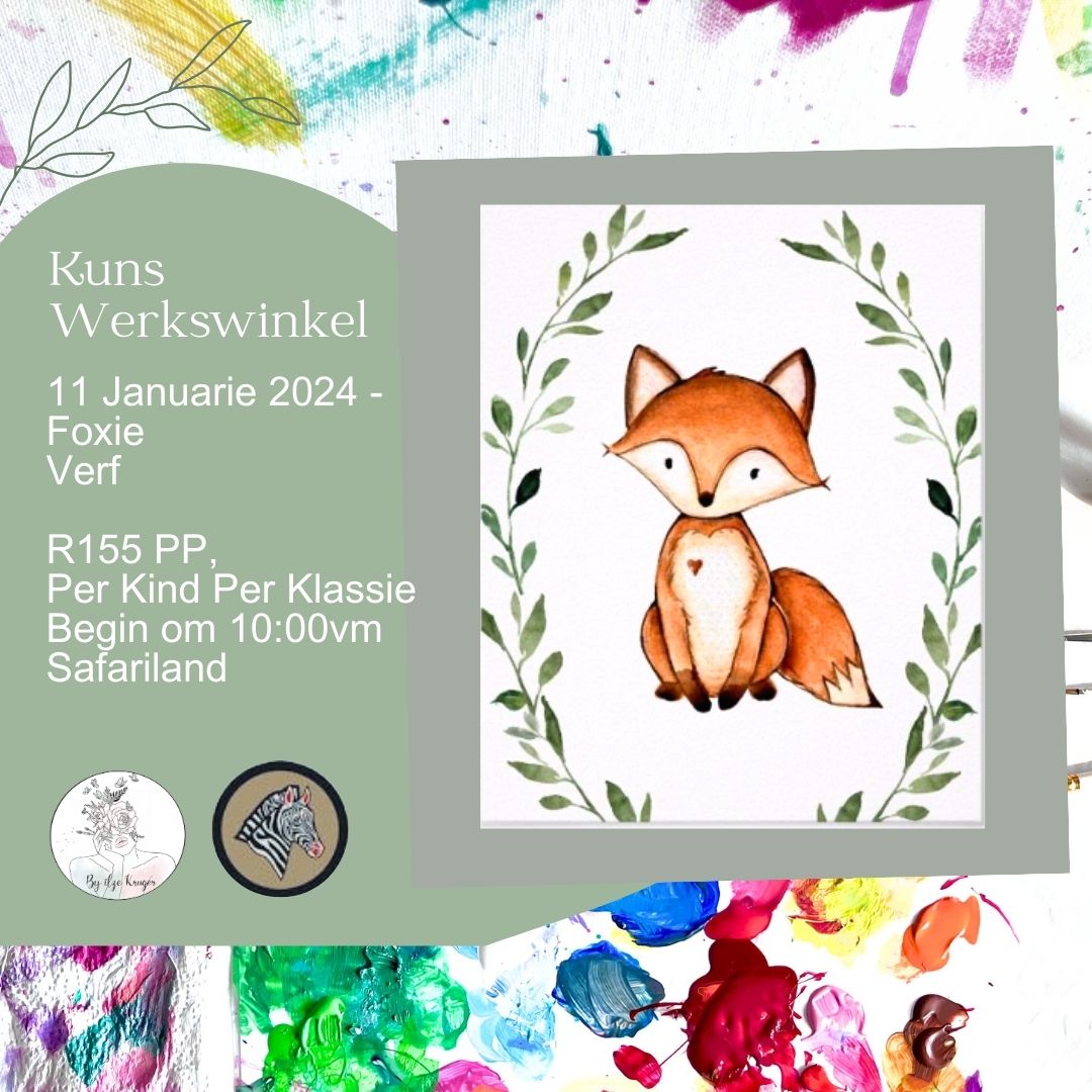 Januarie Vakansie Program - Foxie SAN/SAFARILAND ONLY 10:00-11:30