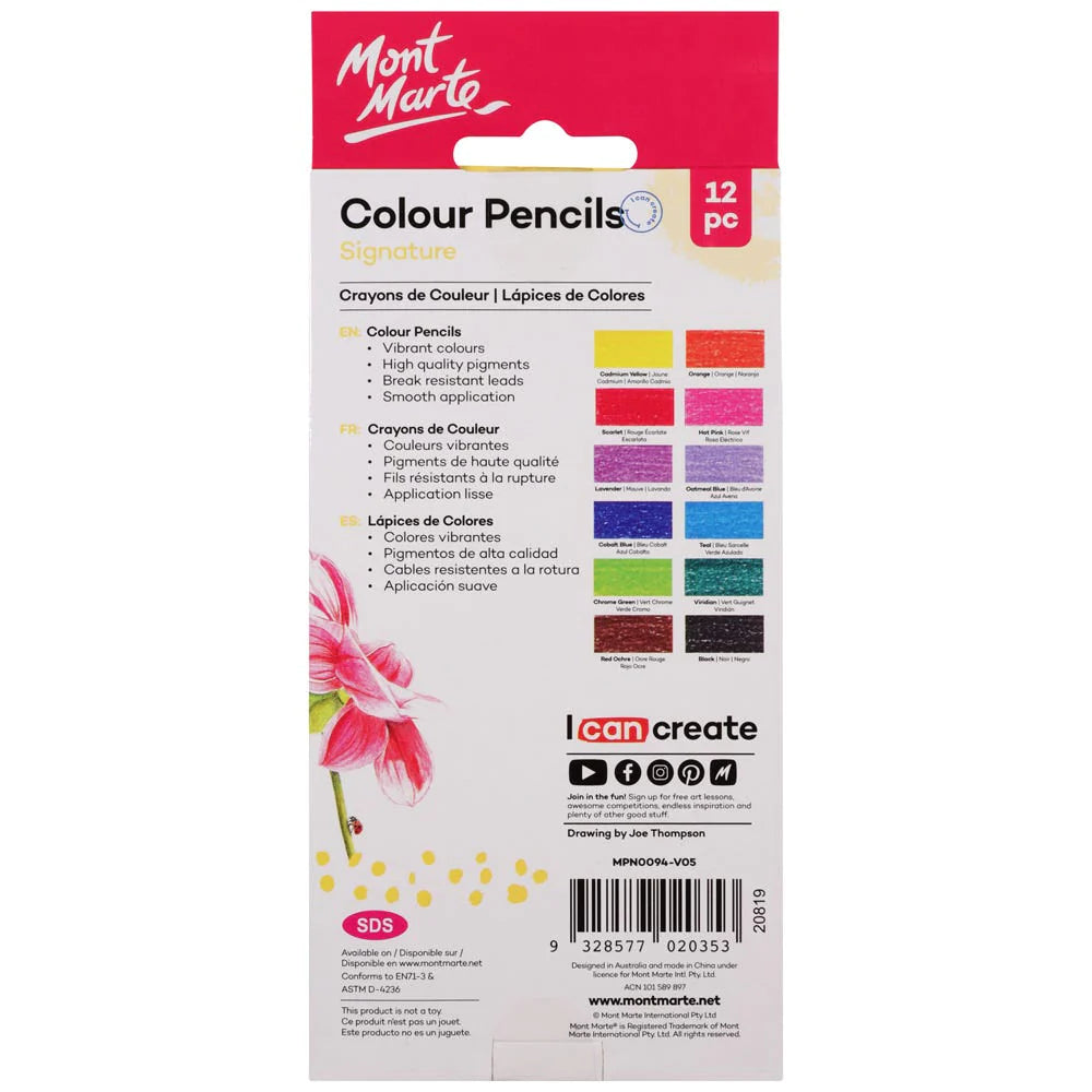Colour Pencils Signature 12pc