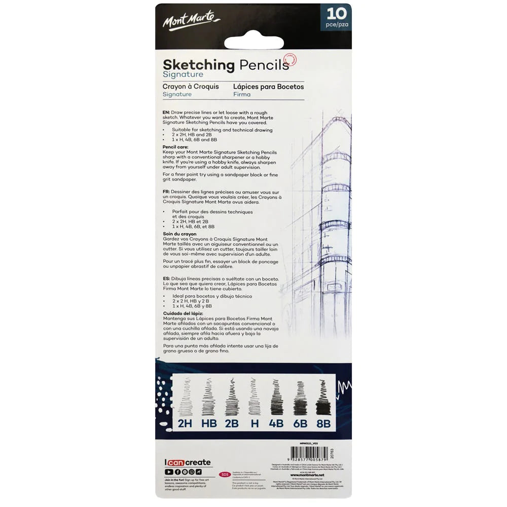 Sketching Pencils Signature 10pc