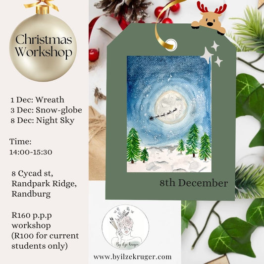Starry Night Christmas - Night Sky 8th December